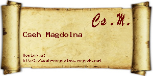 Cseh Magdolna névjegykártya