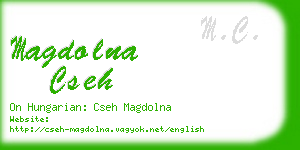 magdolna cseh business card